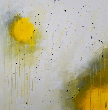 제목이 "Hélium"인 미술작품 Sandrine Hartmann로, 원작, 아크릴 나무 들것 프레임에 장착됨
