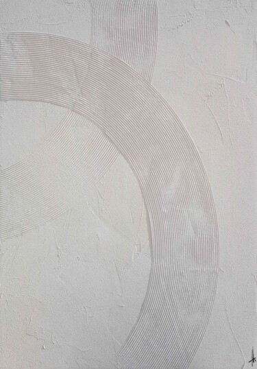 Картина под названием "QUARTZ" - Sandrine Hartmann, Подлинное произведение искусства, Акрил Установлен на Деревянная рама дл…