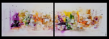 Pittura intitolato "Destin Coloré" da Sandrine Hartmann, Opera d'arte originale, Acrilico
