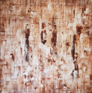 Malerei mit dem Titel "Tableau abstrait un…" von Sandrine Hartmann, Original-Kunstwerk, Acryl Auf Keilrahmen aus Holz montie…