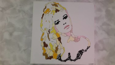 Painting titled "Brigitte Bardot" by Sandrine Loiseau, Original Artwork, Oil