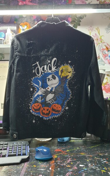 Текстильное искусство под названием "Jack jacket" - Sandrine Neuville, Подлинное произведение искусства, Акрил