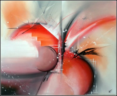 Malerei mit dem Titel "SENSATION" von Sandrine Pedra, Original-Kunstwerk, Acryl