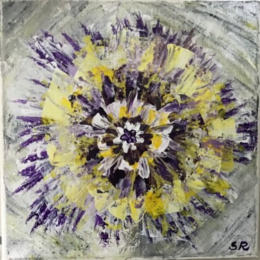 Peinture intitulée "Floraison" par Sandrine Roux, Œuvre d'art originale, Acrylique