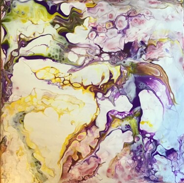 Картина под названием "Original" - Sandrine Roux, Подлинное произведение искусства, Акрил Установлен на Деревянная рама для…