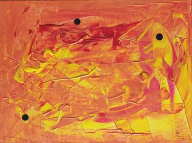 Malerei mit dem Titel "Terre australe" von Sandrine Walbeyss, Original-Kunstwerk, Acryl Auf Keilrahmen aus Holz montiert