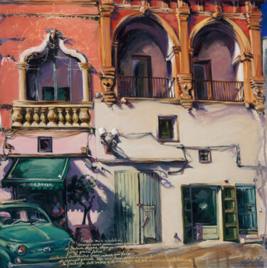 PUGLIA 9 Peinture intitulée "PUGLIA 9" par Sandrine Blondel, Œuvre d'art originale, Acrylique Monté sur Châssis