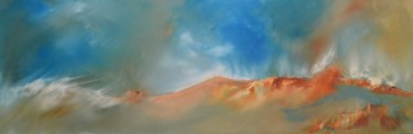 Pittura intitolato "La montagne pelée" da Sandrine Damour, Opera d'arte originale, Olio