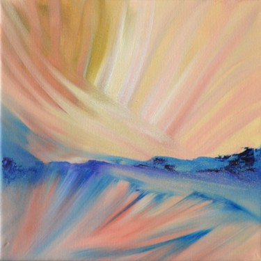 Peinture intitulée "Soleil levant" par Sandrine Damour, Œuvre d'art originale