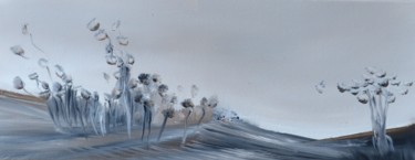 Peinture intitulée "Sèmes à tout vent." par Sandrine Damour, Œuvre d'art originale, Huile