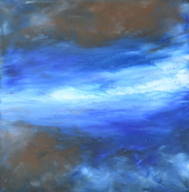 Painting titled "Ozone" by Sandrine Damour, Original Artwork
