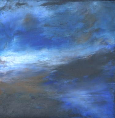 Painting titled "Ozone.1" by Sandrine Damour, Original Artwork