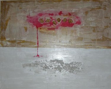 Peinture intitulée "Nuage Rose" par Fourgo, Œuvre d'art originale