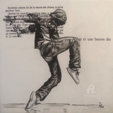 Malarstwo zatytułowany „Equilibre” autorstwa Sanie, Oryginalna praca, Akryl