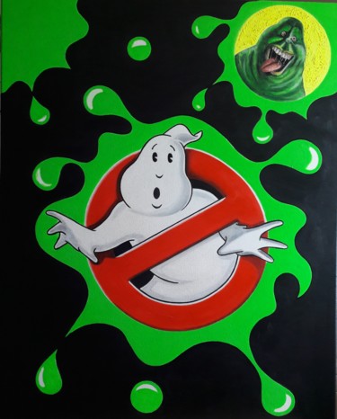 "Sos fantôme" 92x73x2 cm © par Sandrine HARDJANI