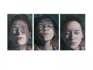 제목이 "IVANA TRIPTYCH"인 미술작품 Sandrk로, 원작, 기름