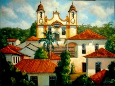 Pintura intitulada "Tiradentes" por Sandro José Da Silva, Obras de arte originais, Óleo