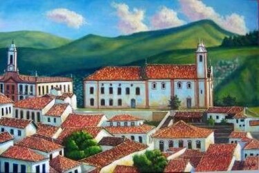 Pintura intitulada "OURO PRETO" por Sandro José Da Silva, Obras de arte originais