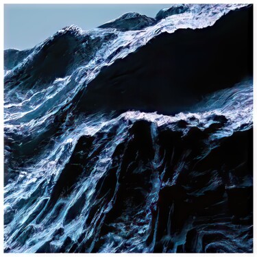 Digital Arts titled "Waves #6783" by Sandro, Original Artwork, Digital Painting