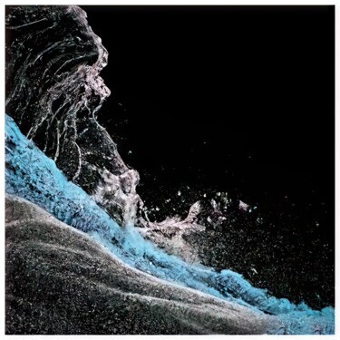 Цифровое искусство под названием "Waves #9834" - Sandro, Подлинное произведение искусства, Цифровая живопись