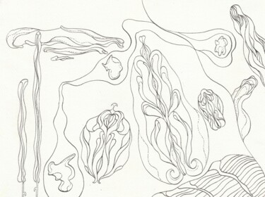 Desenho intitulada "Floating" por Sandro Cocco, Obras de arte originais, Tinta