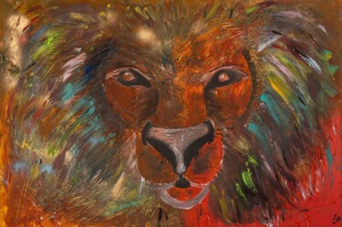 Malerei mit dem Titel "Africa" von Sandy Madar, Original-Kunstwerk, Acryl