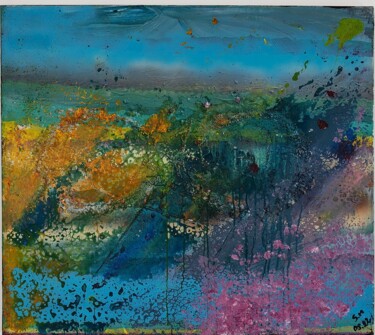Картина под названием "Neptune I" - Sandy Madar, Подлинное произведение искусства, Акрил
