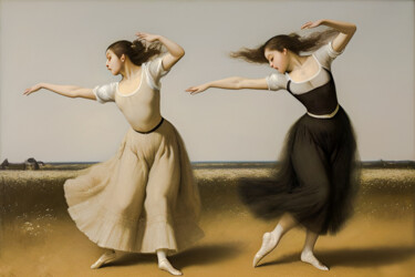 Arts numériques intitulée "Rhythmic Elegance" par Sankha Ghosh, Œuvre d'art originale, Photo montage