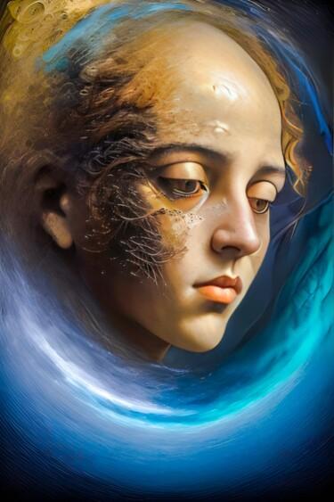 Digital Arts titled "Realms Unveiled" by Sankha Ghosh, Original Artwork, Digital Painting
