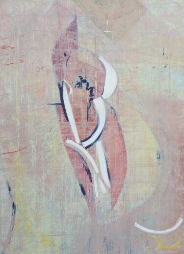 Peinture intitulée "Alice" par Sannier Alain, Œuvre d'art originale, Huile Monté sur Châssis en bois