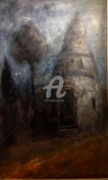 Картина под названием "Lanterne des morts" - Sanrey, Подлинное произведение искусства, Другой