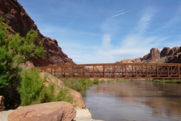 Photographie intitulée "Bridge over Colorad…" par Paul Santander, Œuvre d'art originale