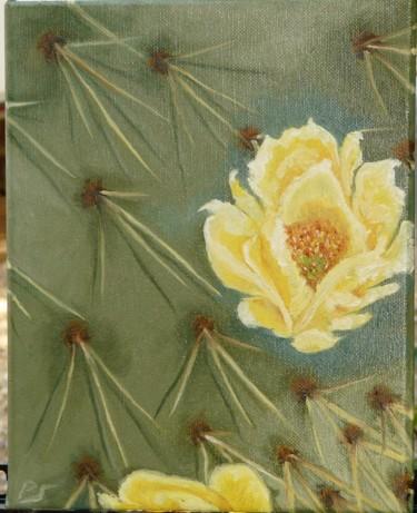 Pintura titulada "fleurs-de-cactus.jpg" por Paul Santander, Obra de arte original, Otro