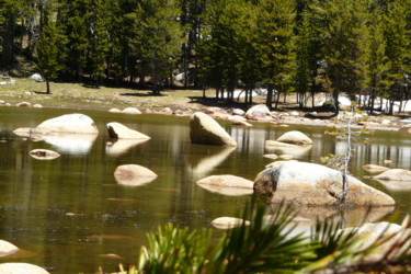 Fotografie getiteld "Stones on Yosemite…" door Paul Santander, Origineel Kunstwerk