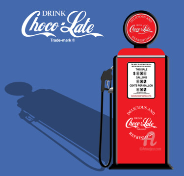 Arte digital titulada "Drink Choco-Late Vi…" por Santhiago Carvalho, Obra de arte original, Trabajo Digital 2D