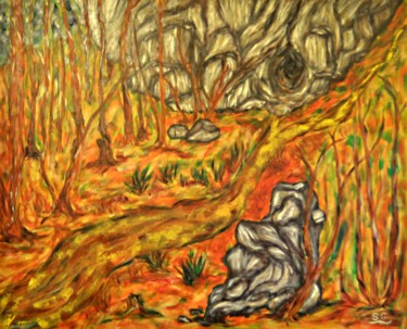 Peinture intitulée "ruben-81x64-2.jpg" par Santi Goñi, Œuvre d'art originale, Huile