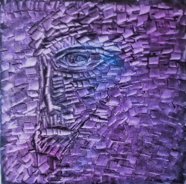 Картина под названием "Sad" - Santiago Harizaj, Подлинное произведение искусства, Акварель