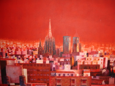 Pintura titulada "BARCELONA" por Santial Alonso, Obra de arte original, Otro