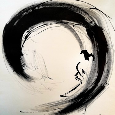 Dessin intitulée "noir et blanc" par Marc Turpaud, Œuvre d'art originale, Encre