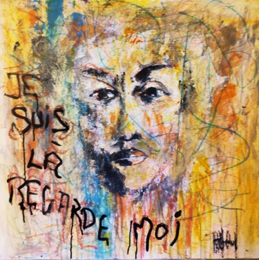 Peinture intitulée "Je suis là" par Marc Turpaud, Œuvre d'art originale, Acrylique
