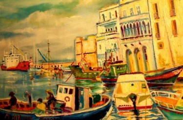 Peinture intitulée "Monopoly,Italie.jpg" par Santodji, Œuvre d'art originale