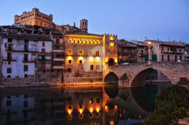 Photography titled "PUENTE DE VALDERROB…" by Santos Merchán, Original Artwork, Digital Photography