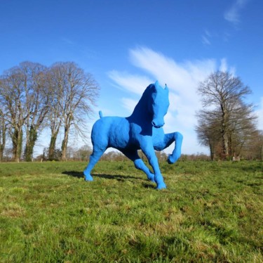 Sculpture intitulée "Brânn | par Saône d…" par Saône De Stalh, Œuvre d'art originale, Résine