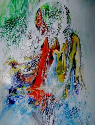 Peinture intitulée "1911737-10202239996…" par Saoud, Œuvre d'art originale
