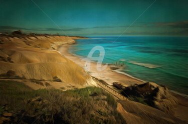 Digital Arts titled "Port Willunga Jetty" by Alan Carson, Original Artwork