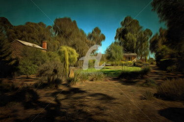 Digital Arts titled "Lyndoch Garden" by Alan Carson, Original Artwork