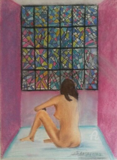 Drawing titled "La Chartreuse de Pa…" by Sapiacelli, Original Artwork, Pastel