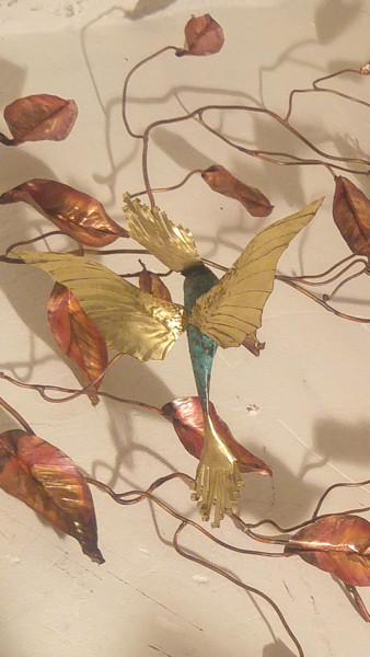 Bird on the leaves (part) Design titled "Bird on the leaves…" by Sapir Gelman, Original Artwork