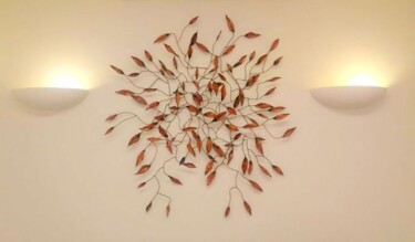 「Autumn Leaves 2」というタイトルのデザイン Sapir Gelmanによって, オリジナルのアートワーク, 室内装飾
