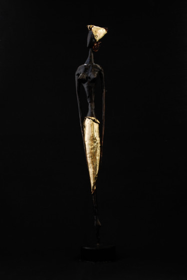 Sculpture intitulée "Black Beauty I" par Sapir Gelman, Œuvre d'art originale